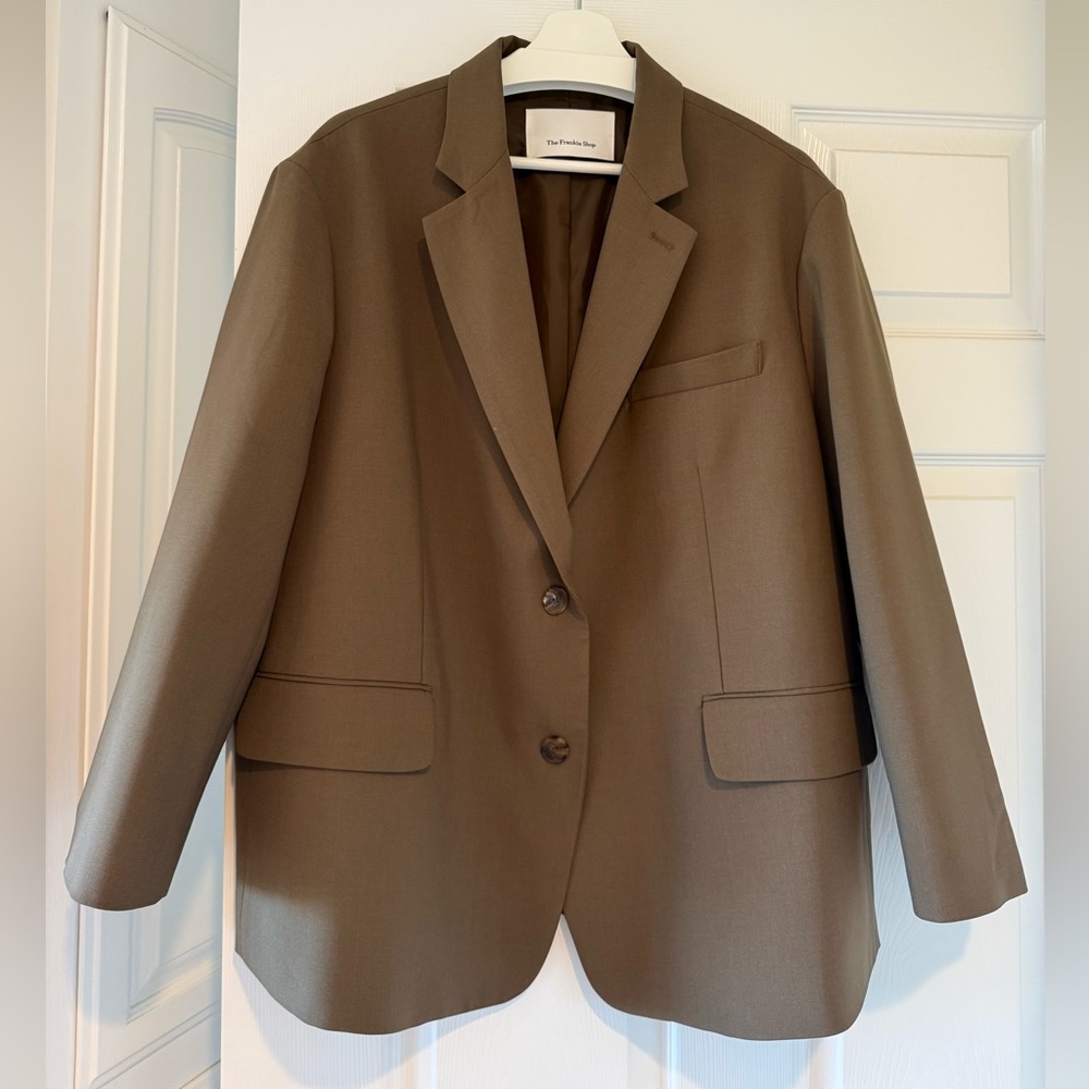 The Frankie Shop Bea Blazer Brown
